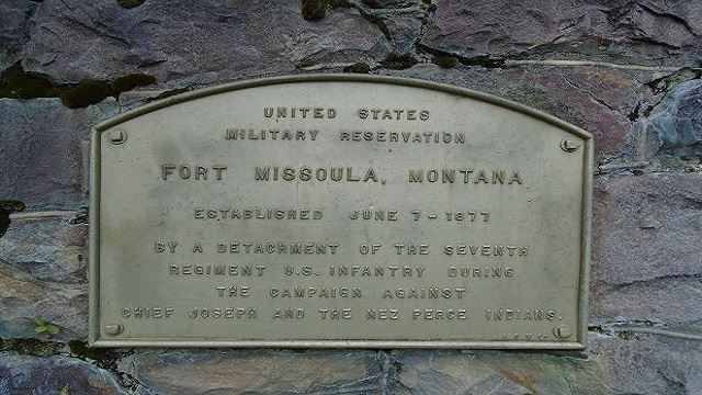 Fort Missoula sign 