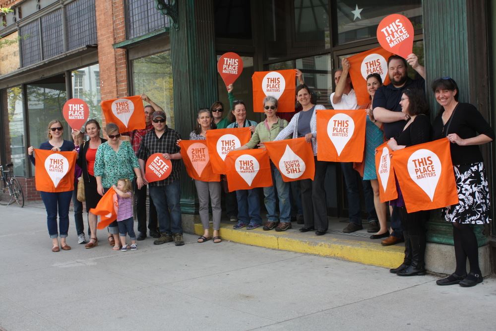 Historic Preservation Campaigning, photo courtesy of Montana Preservation Alliance