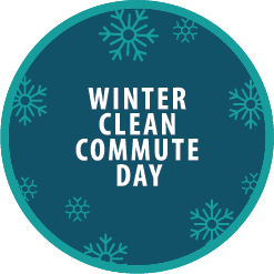 Winter Clean Commute Day Logo