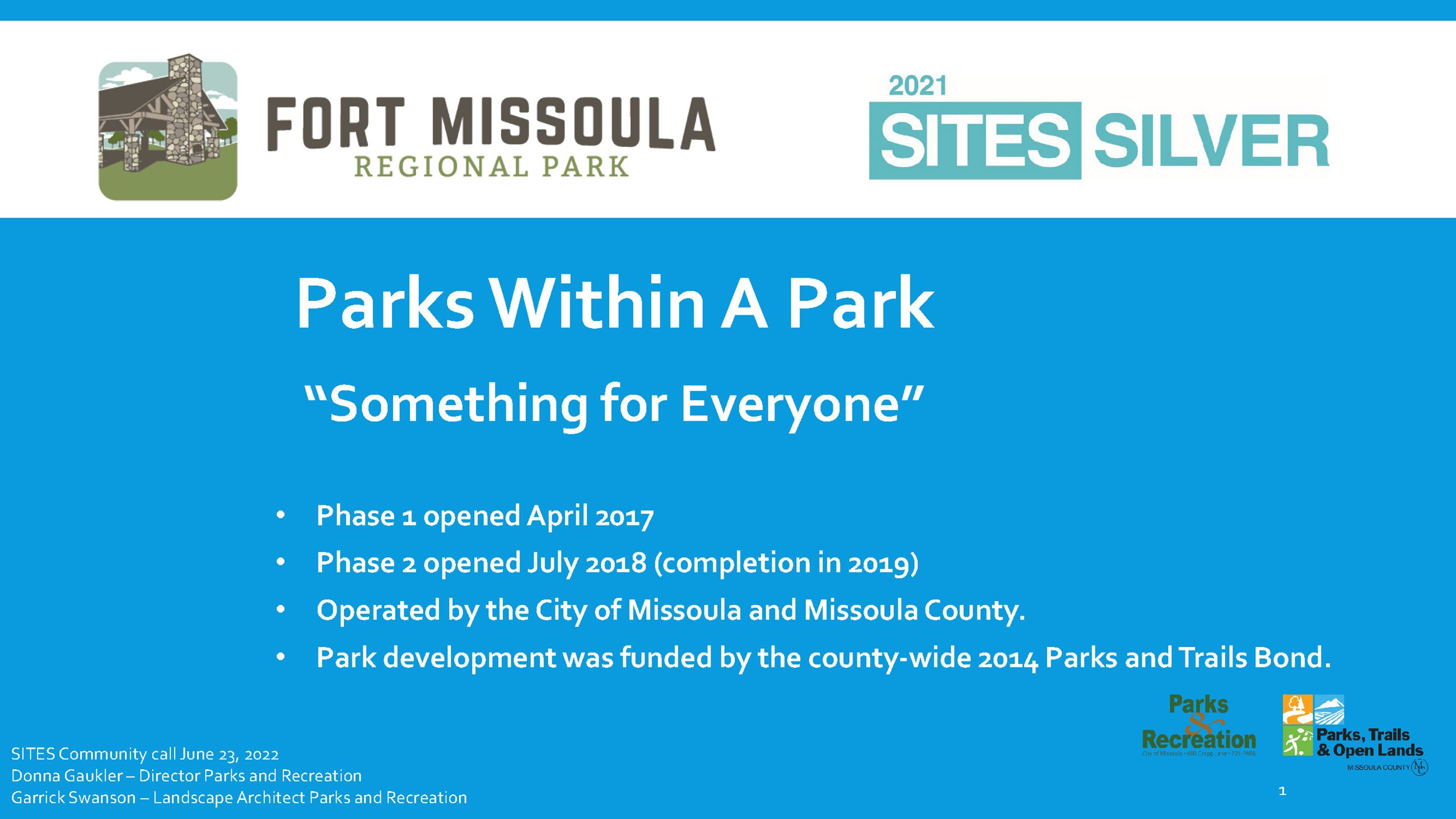 SITES PowerPoint Presentation