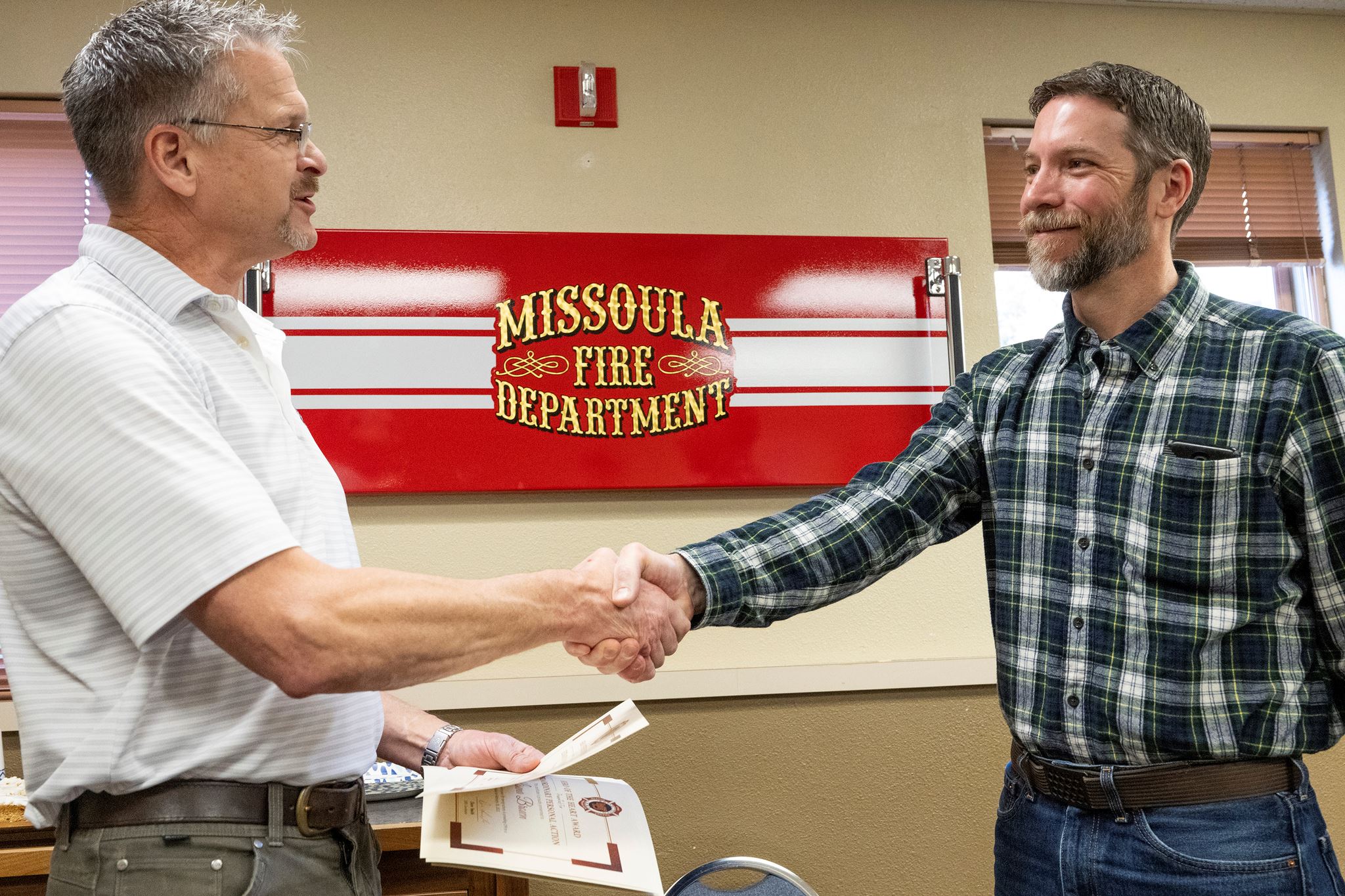 JEFF and CHIEF HUGHES