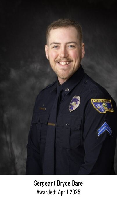 Sergeant Bare CIT Award Recipient Awarded in April 2025